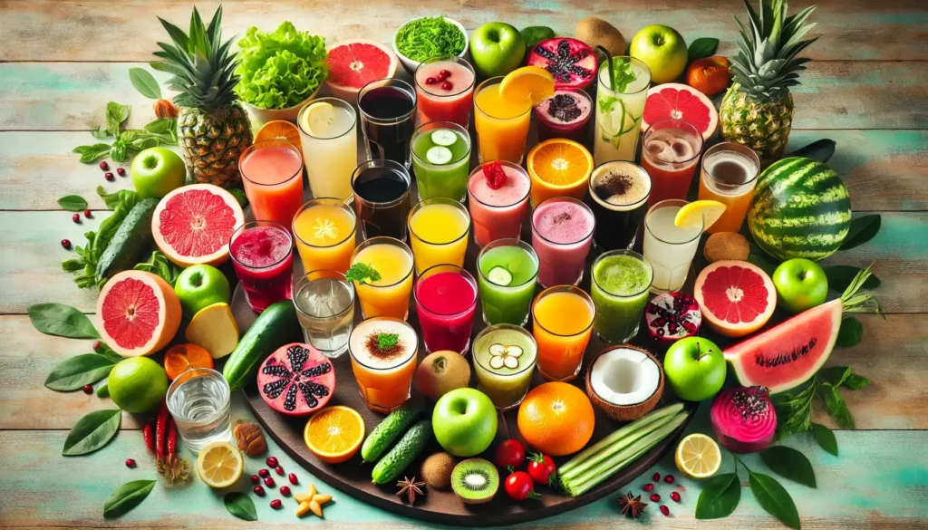 20 loại nước uống giảm cân lành mạnh